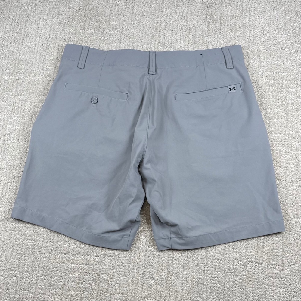Under Armour Men's 36 Gray Iso-Chill 9" Stretch Waist Performance Golf Shorts - Picture 3 of 9